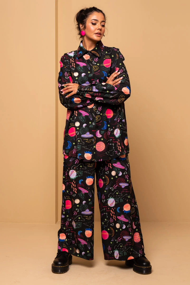 Lisa Pants Claim Your Space με Τσέπες Petit Boutik