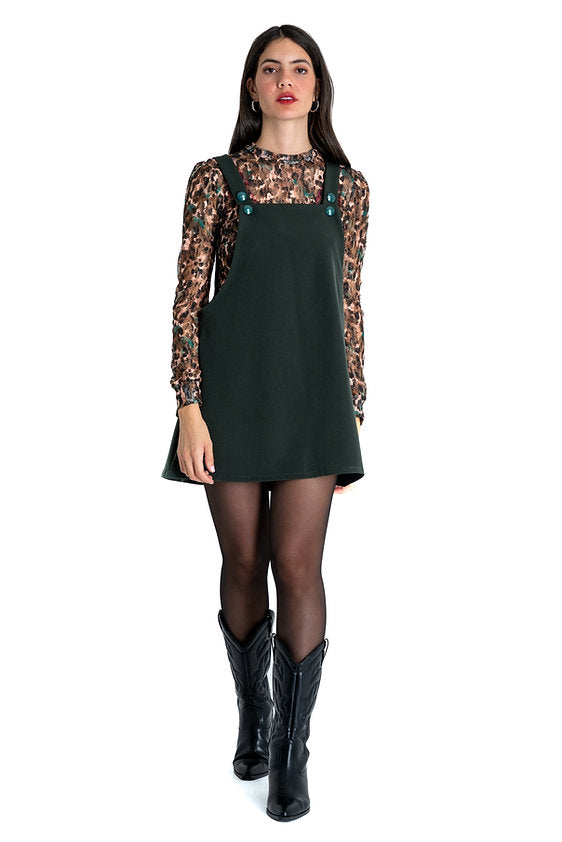 CAMILA DUNGAREES SKIRT