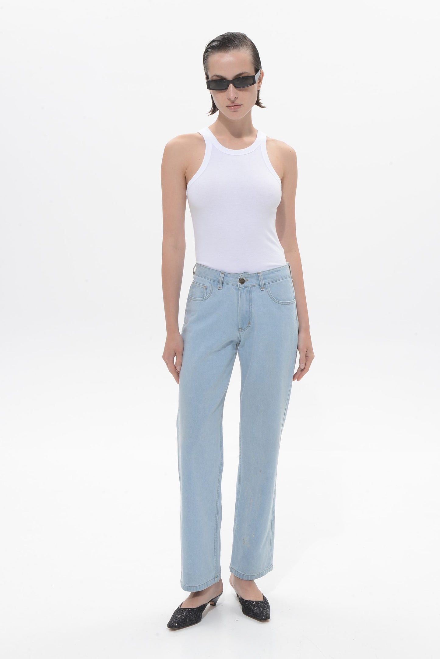 Stacy Light Blue Denim Pants