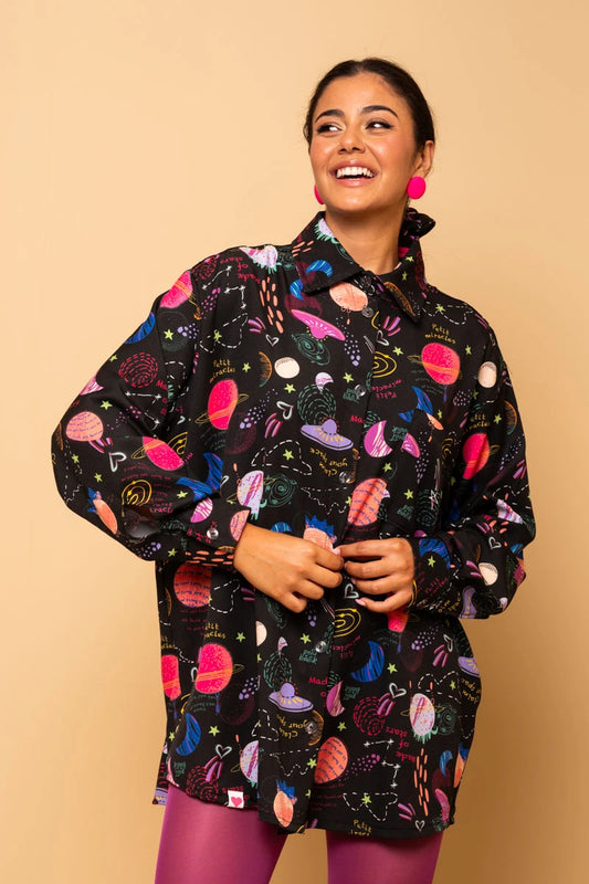 Maya Shirt Claim Your Space Πουκάμισο Petit Boutik