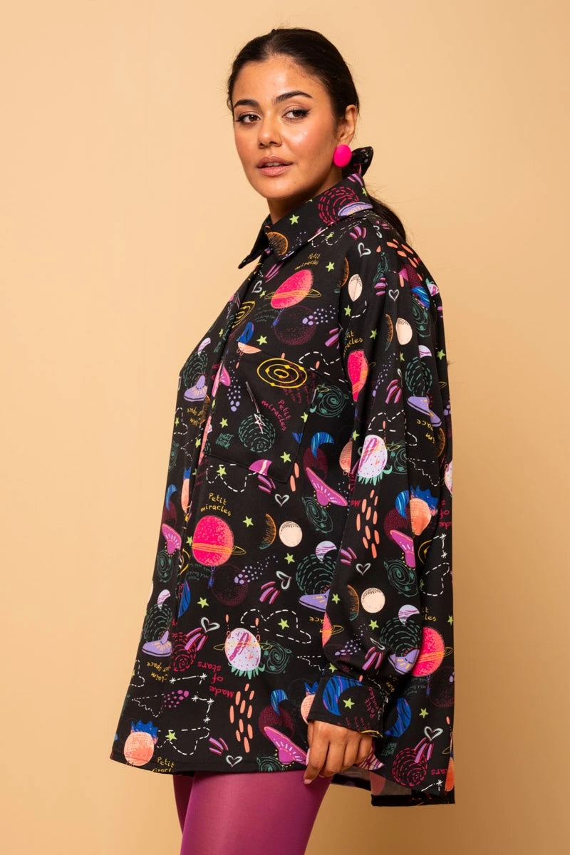 Maya Shirt Claim Your Space Πουκάμισο Petit Boutik