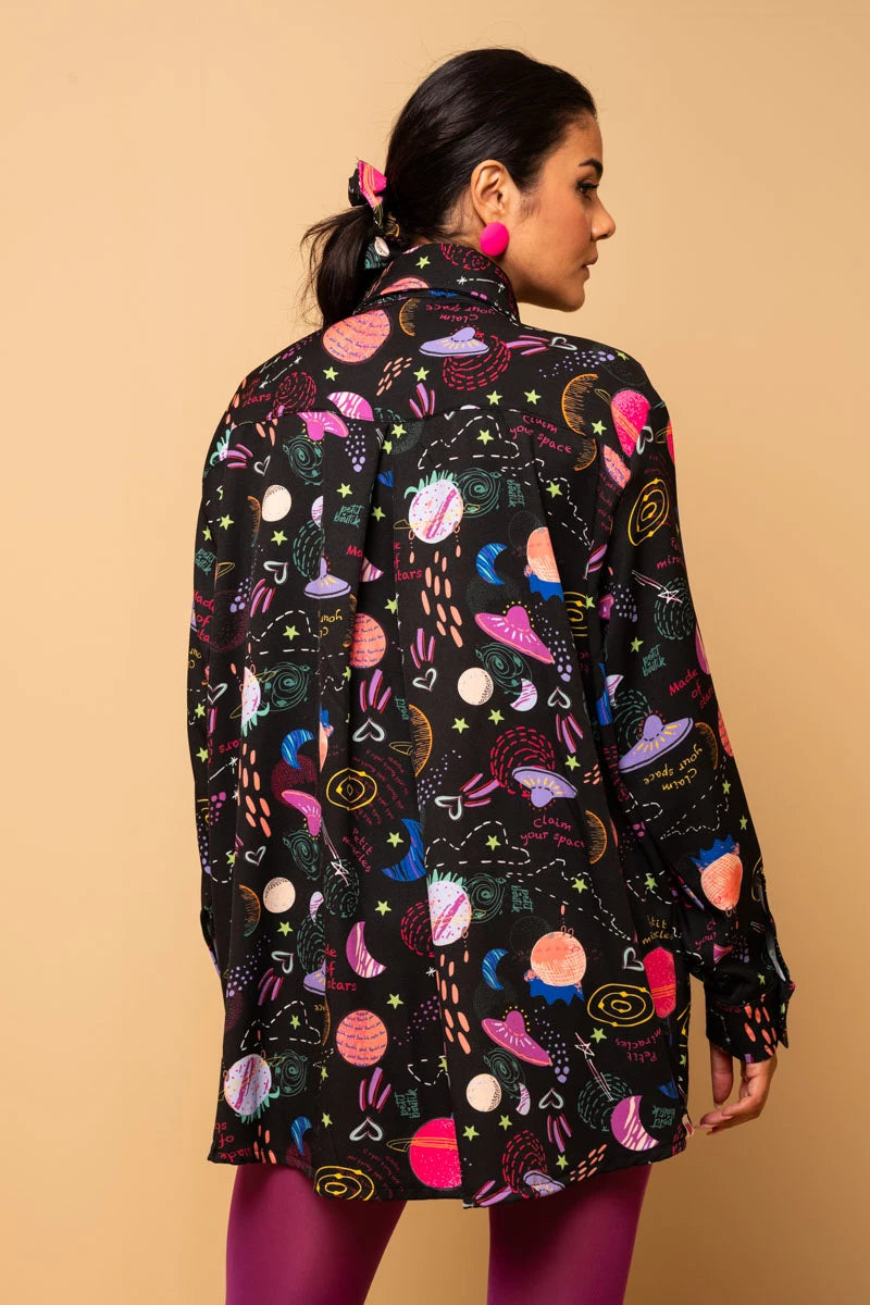 Maya Shirt Claim Your Space Πουκάμισο Petit Boutik