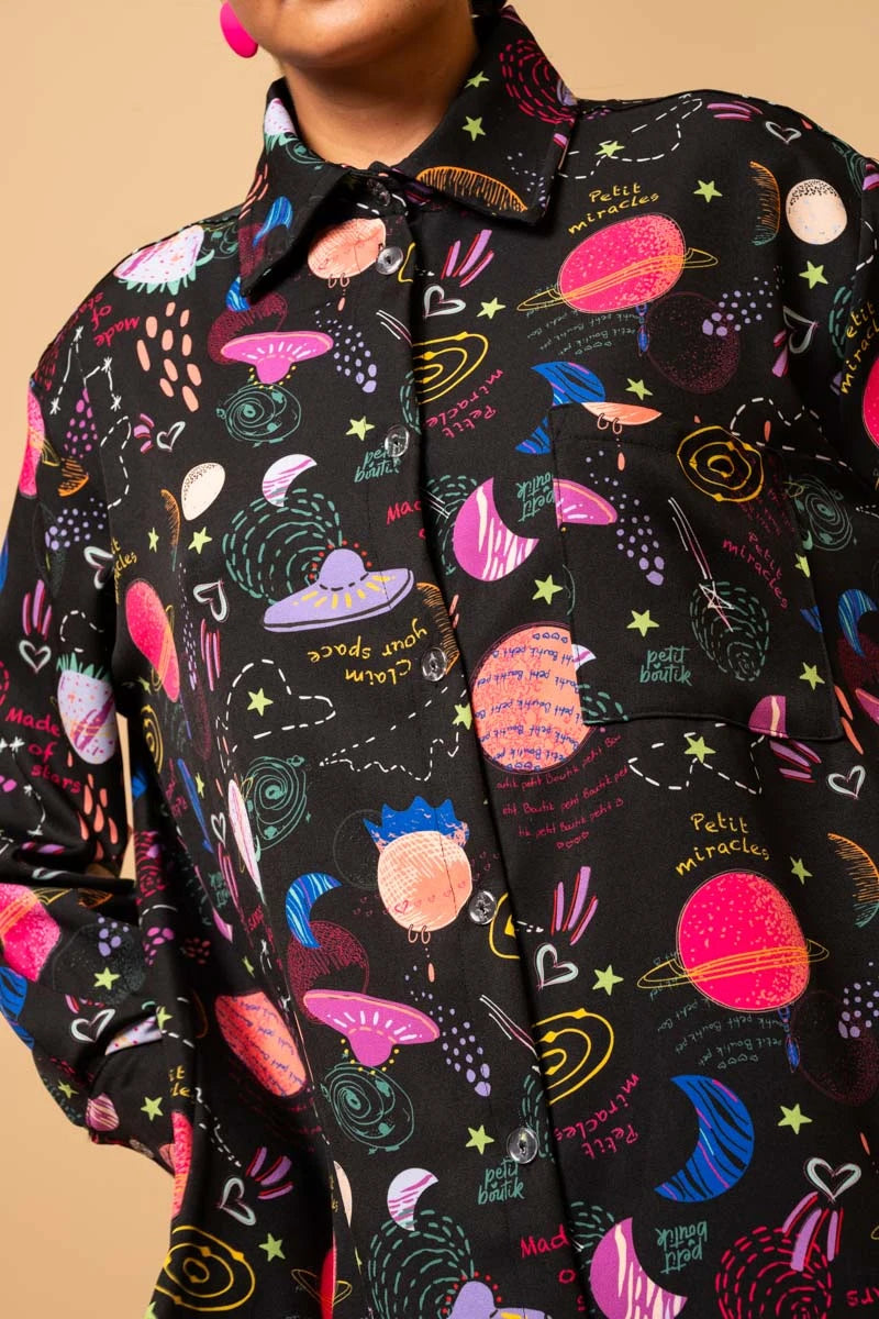 Maya Shirt Claim Your Space Πουκάμισο Petit Boutik