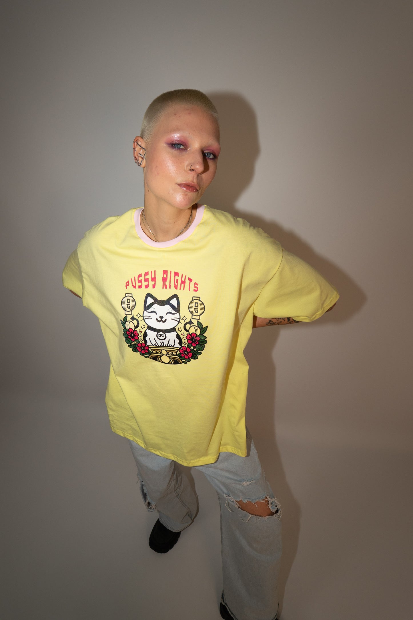 Pussy Rights Maneki Neko - T-Shirt