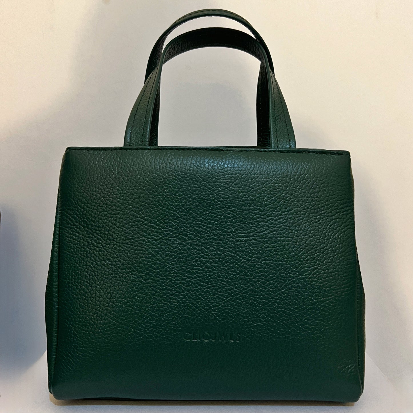 GRACE MINITOTE (dark green dolaro genuine leather)