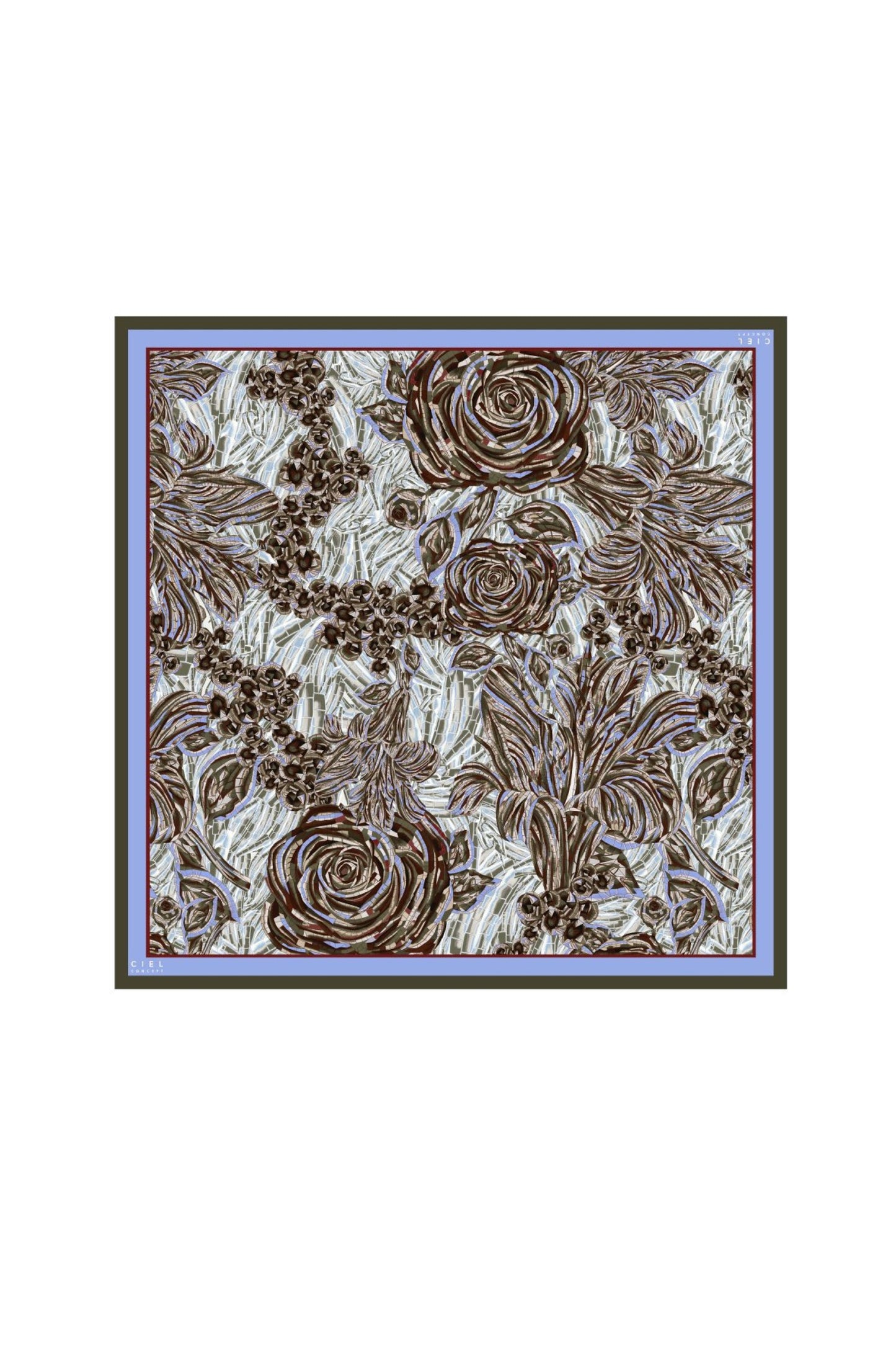 Mosaic Silver Anthesis Scarf