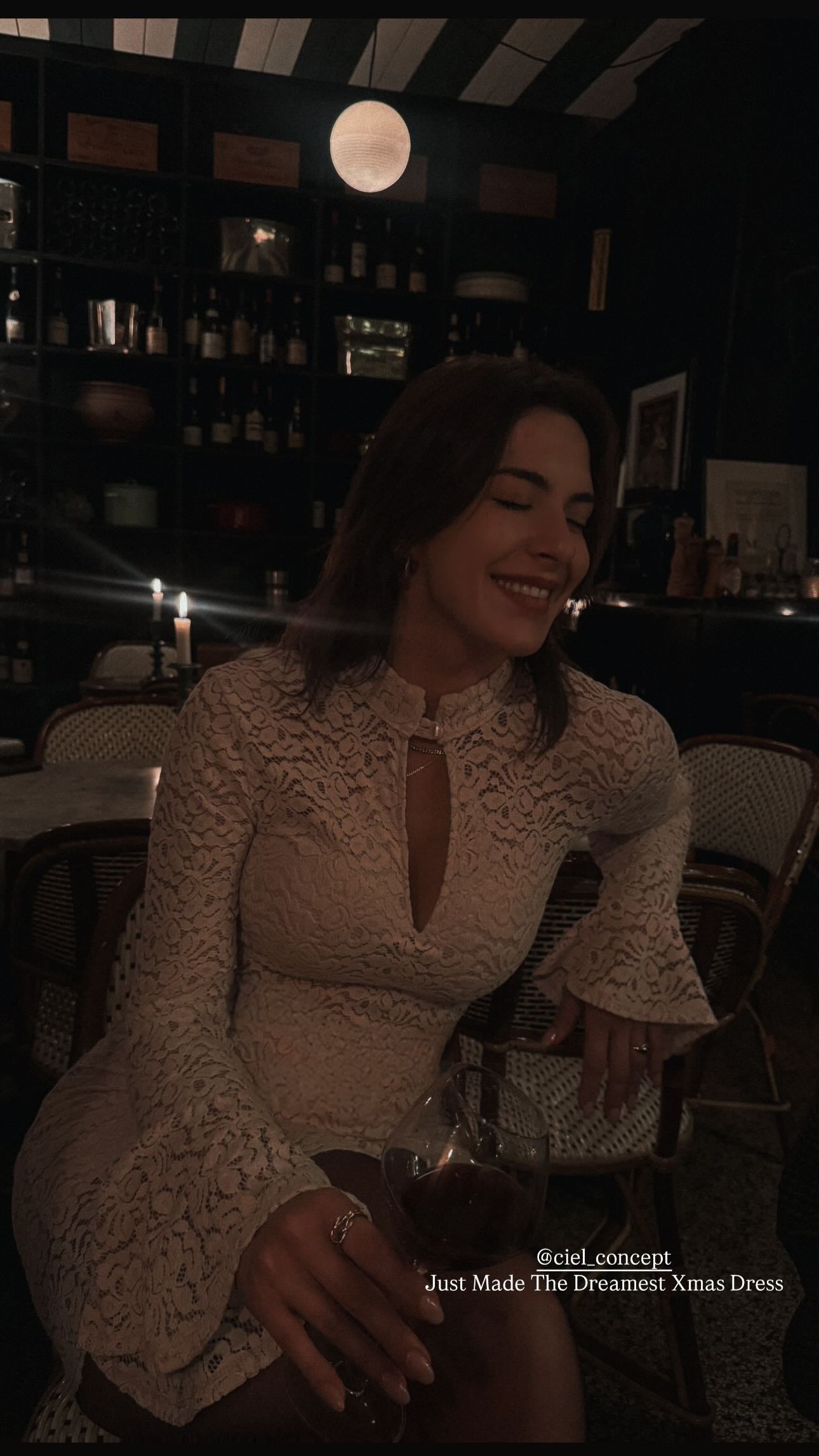 Velvet Lace Mini Dress