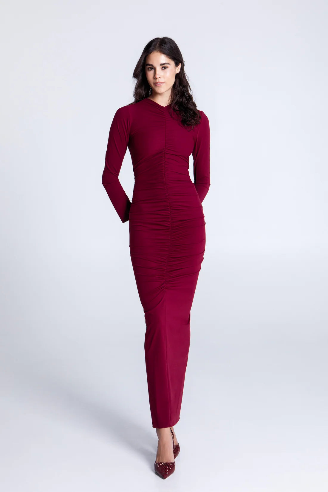 MERLOT NIGHTS DRESS