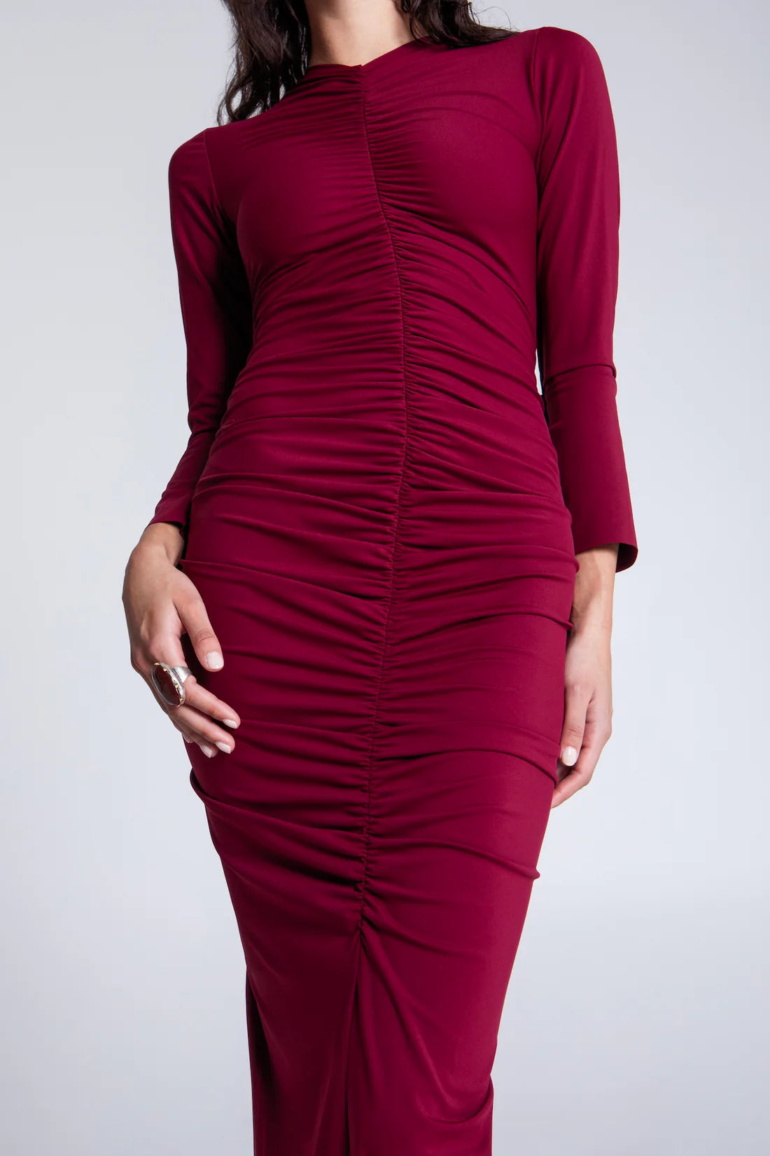 MERLOT NIGHTS DRESS