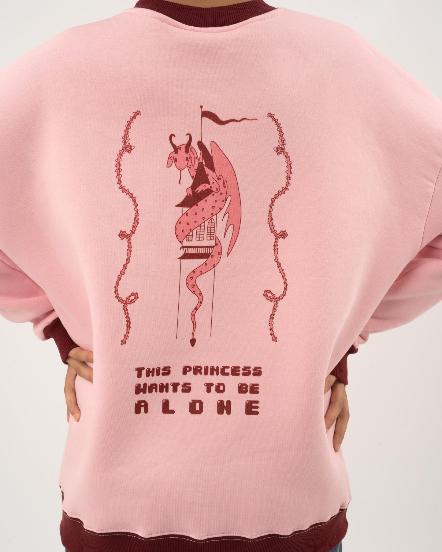 Burn The Patriarchy - Pink/Baurdaux Hoodie