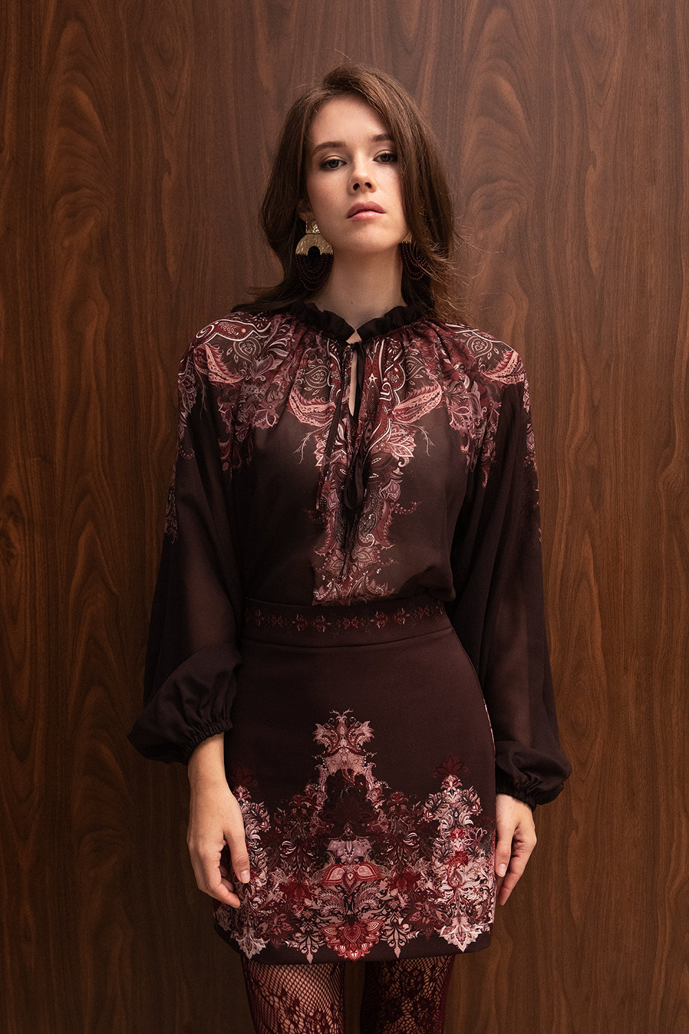 BOHEMIA PAISLEY MINI SKIRT (AVAILABLE SOON)