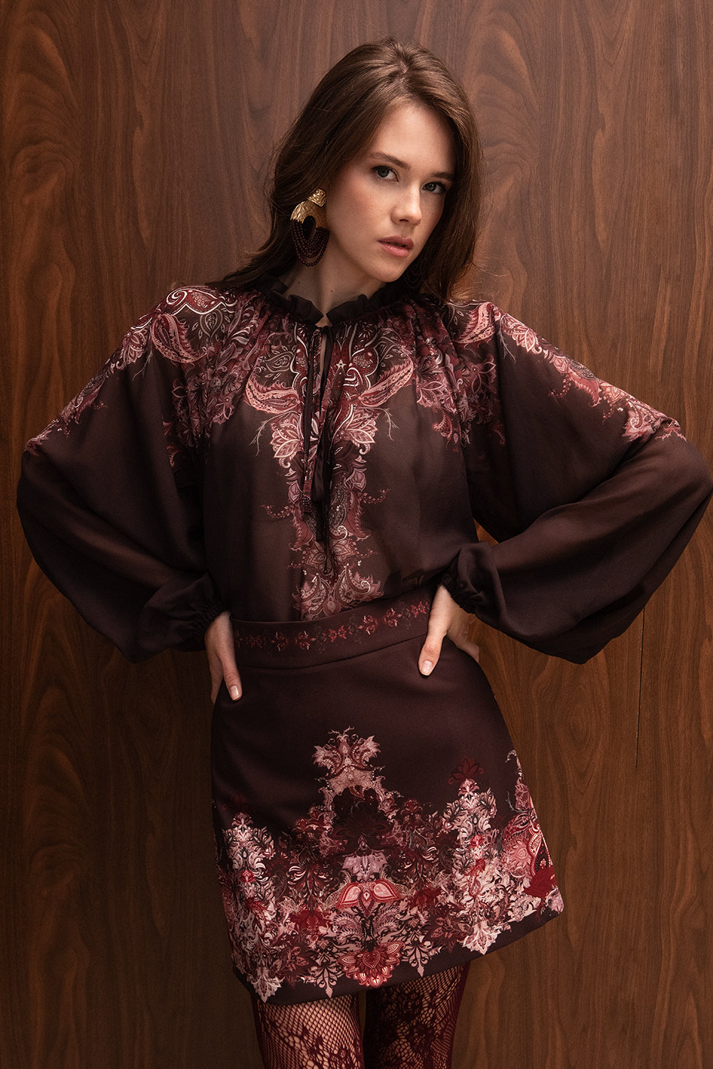 BOHEMIA PAISLEY MINI SKIRT (AVAILABLE SOON)