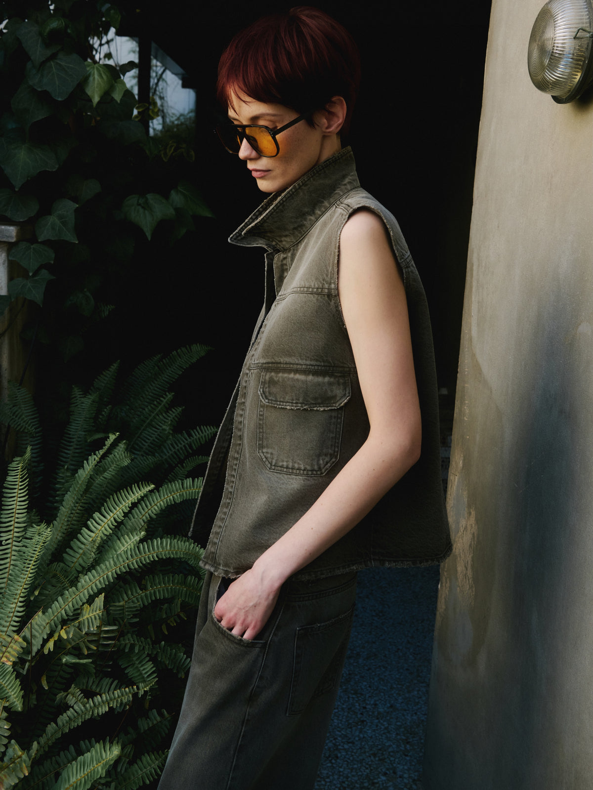 Adel Vest Mold Green