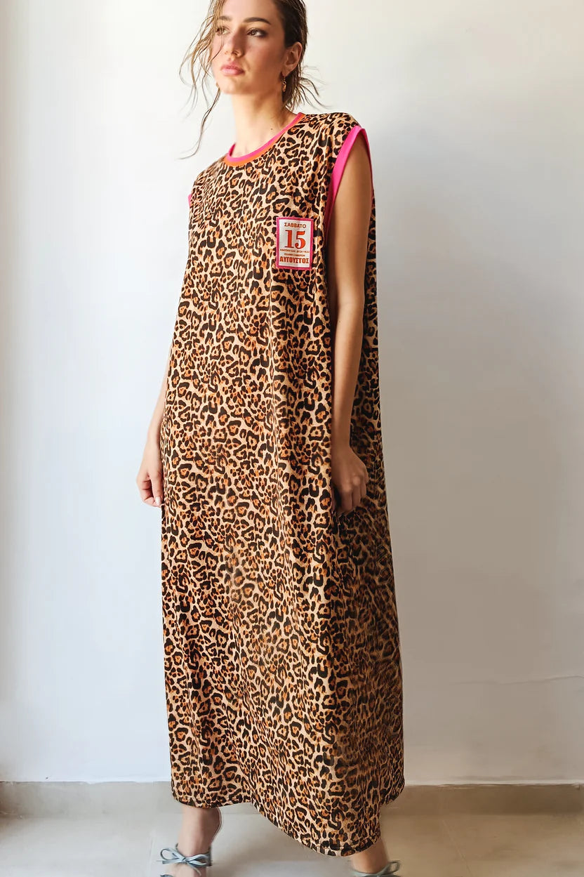 MELTEMI DRESS (leopard)