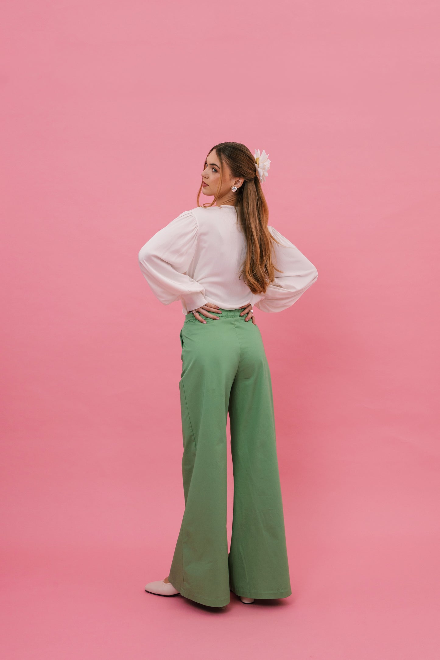 Salma Trousers (Aloe)