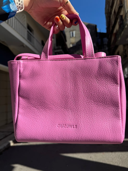 GRACE MINITOTE (Fuchsia dolaro genuine leather)