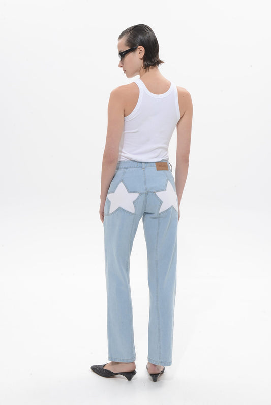 Stacy Light Blue Denim Pants