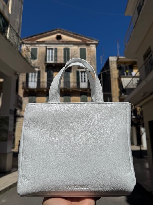 GRACE MINITOTE (white dolaro genuine leather)
