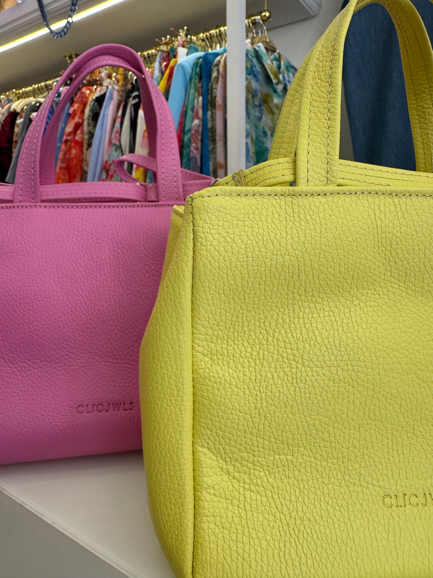 GRACE MINITOTE (Fuchsia dolaro genuine leather)