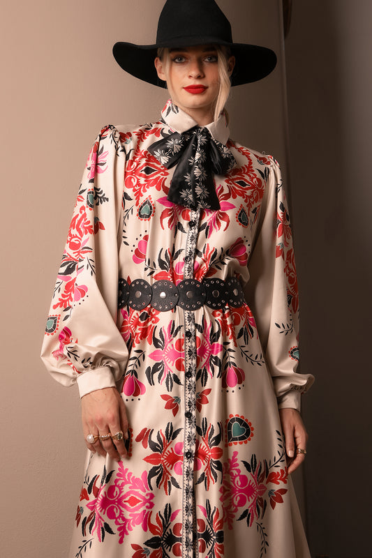 AMBER (IVORY) dress