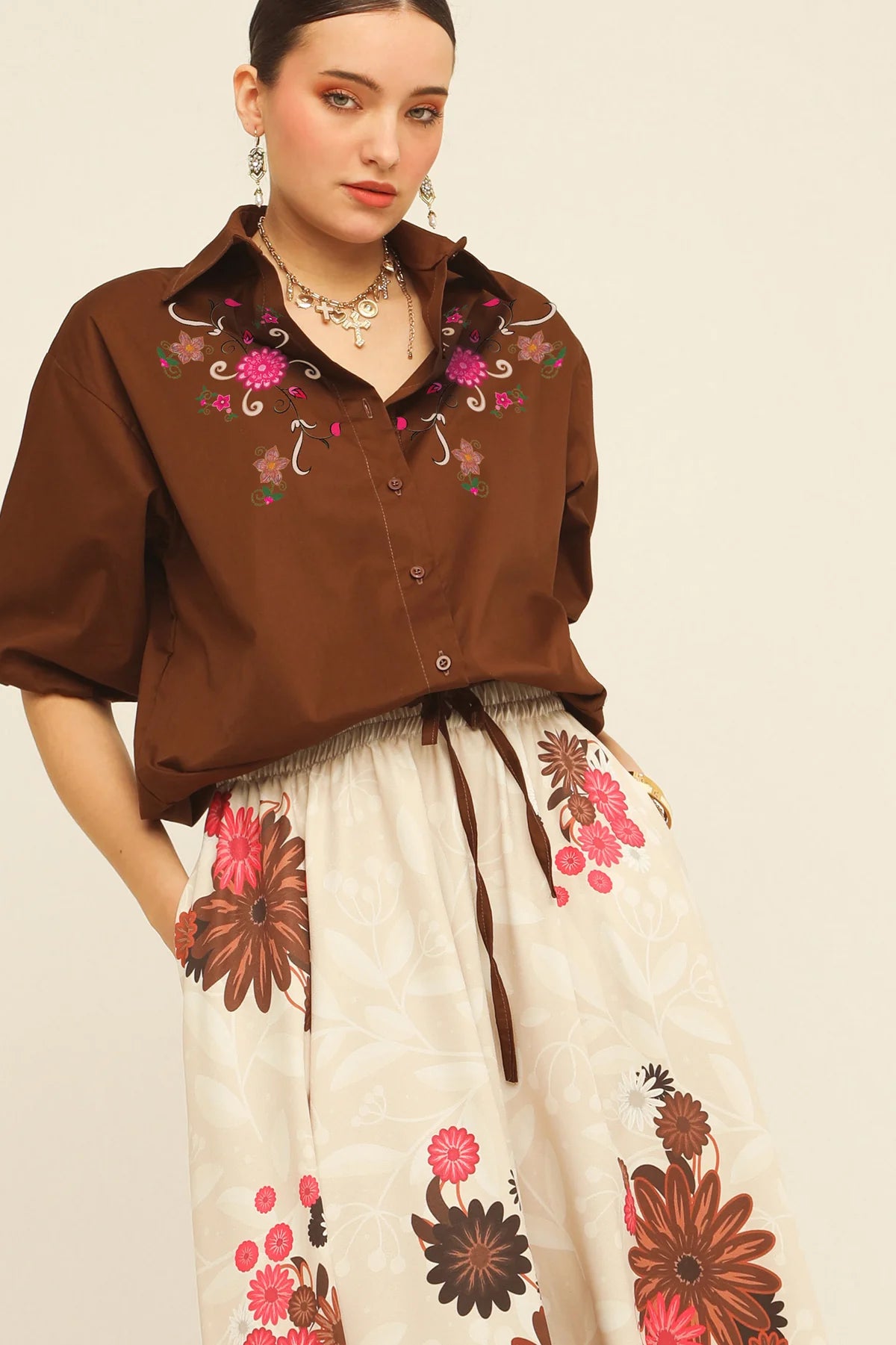 AMORE SHIRT (brown)