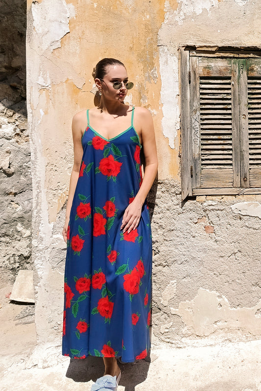 ANNITA DRESS (BLUE)