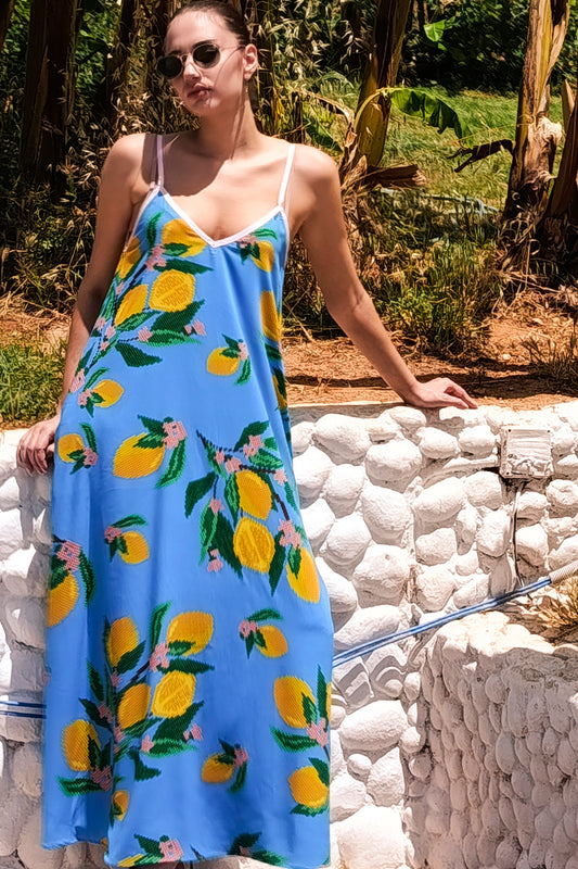 ANNITA DRESS (LEMONS)