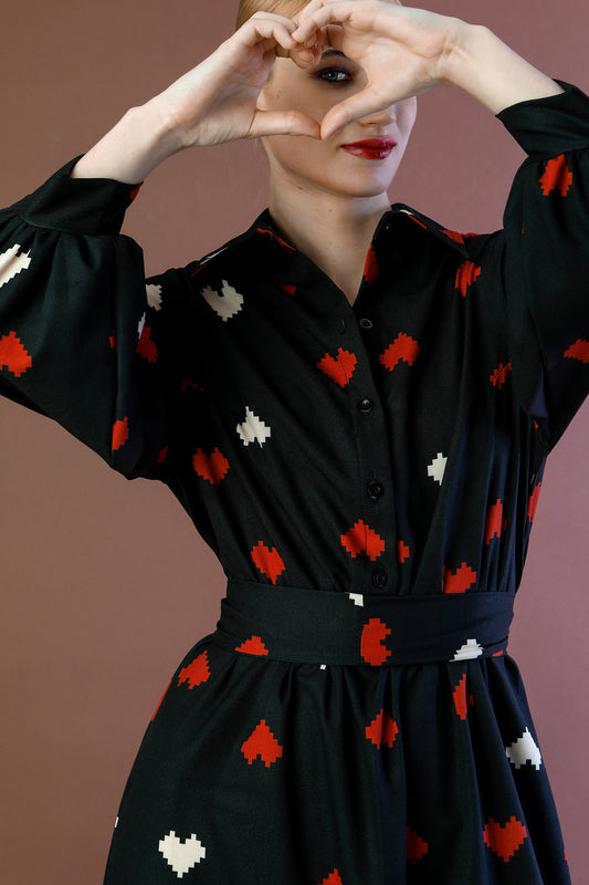 Arianna Dress - Hearts
