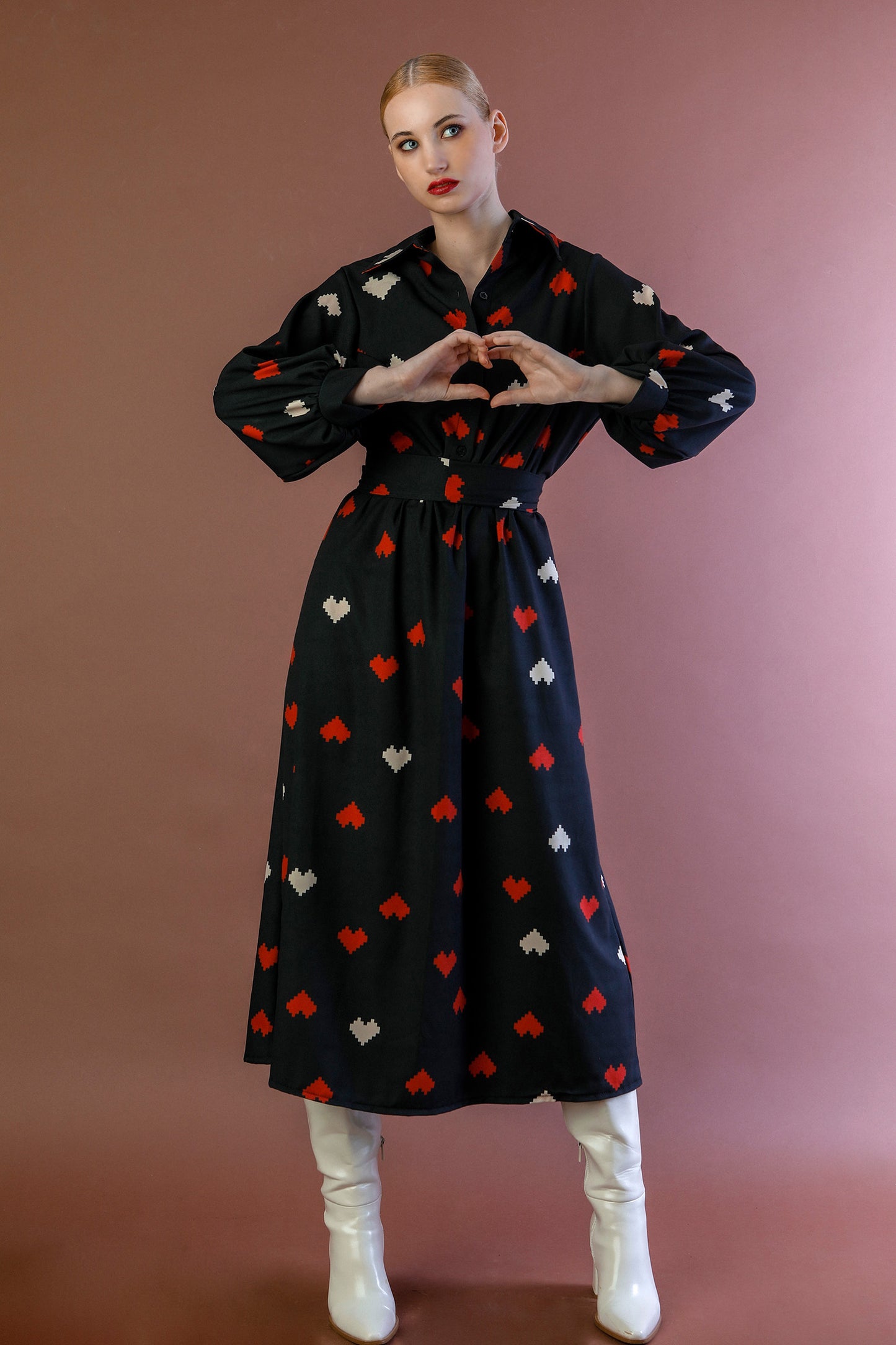 Arianna Dress - Hearts