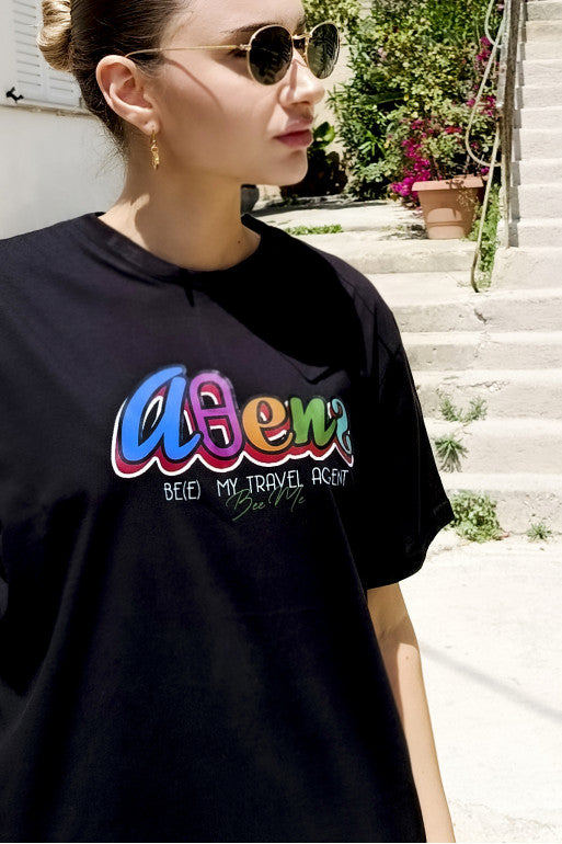T-SHIRT ΑΘΕΝS (BLACK)
