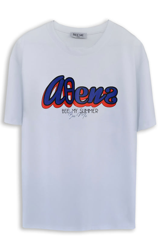 T-SHIRT ΑΘΕΝS (WHITE)