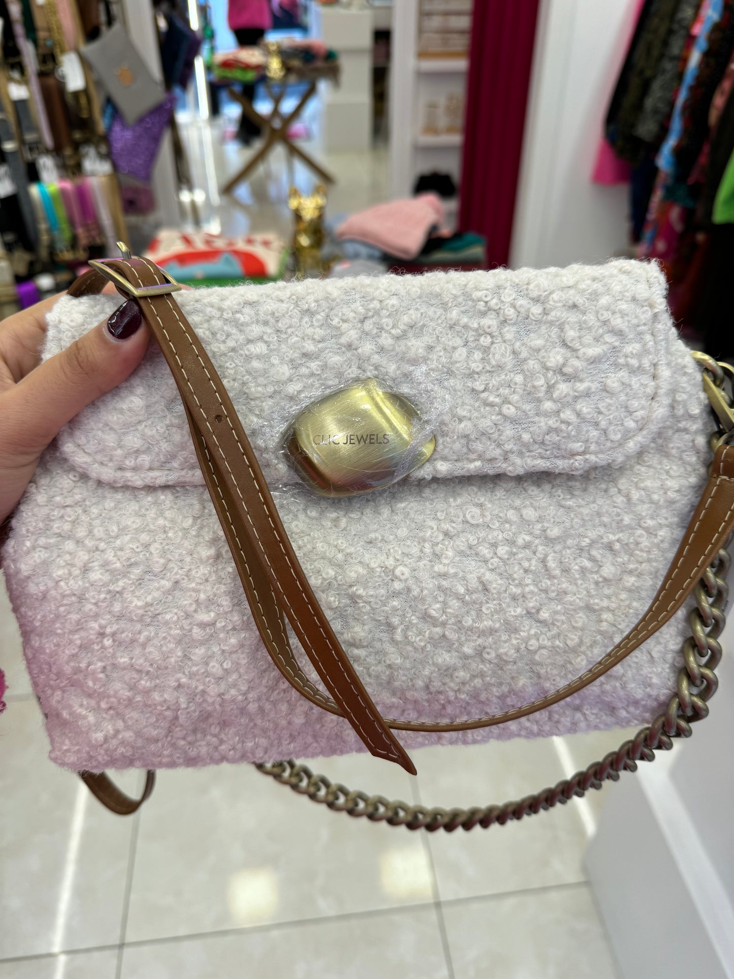 Donna Medium Teddy Bag - Beige