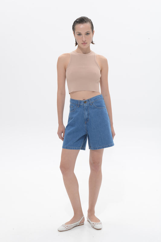 Noema Shorts Mid Blue