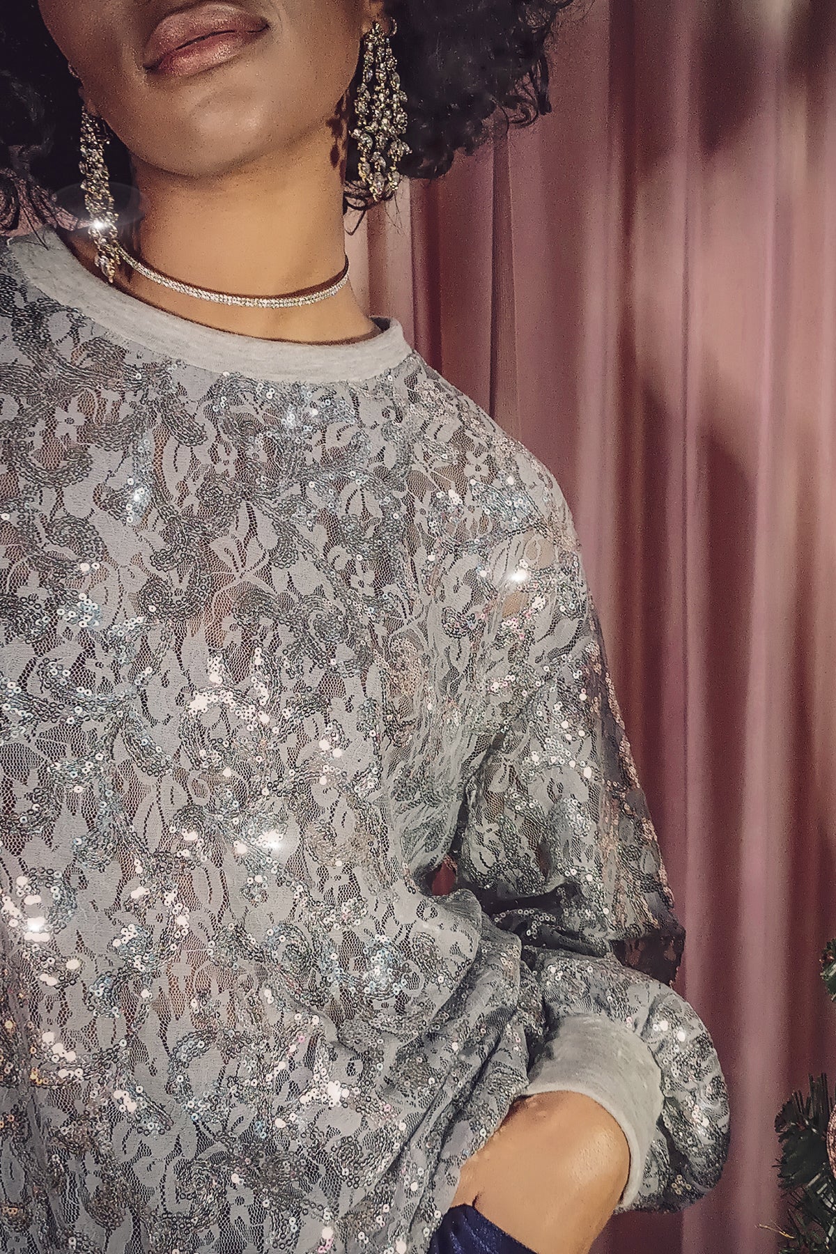 SAYA BLOUSE (silver)