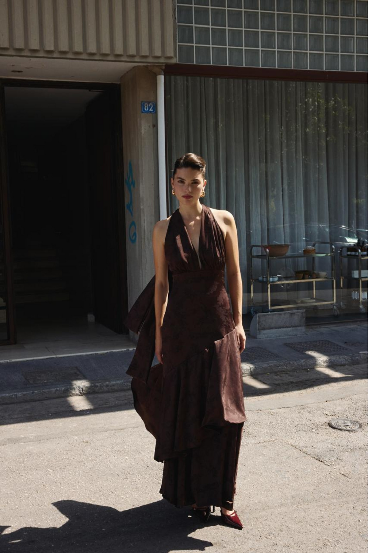 BLAIR BROWN LONG DRESS