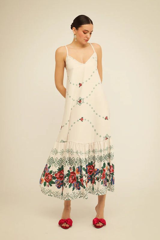 BELLA DRESS (IVORY)