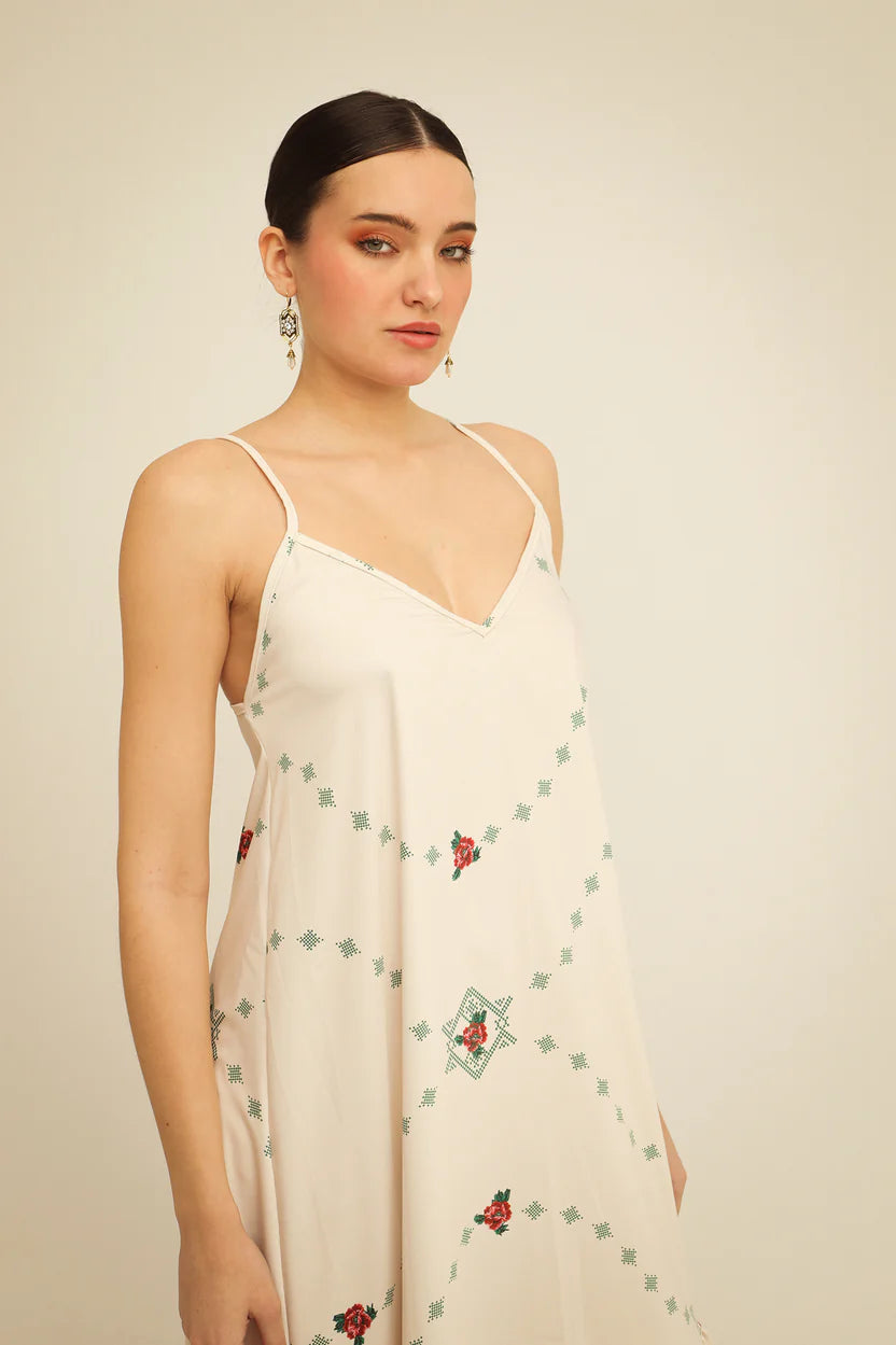 BELLA DRESS (IVORY)