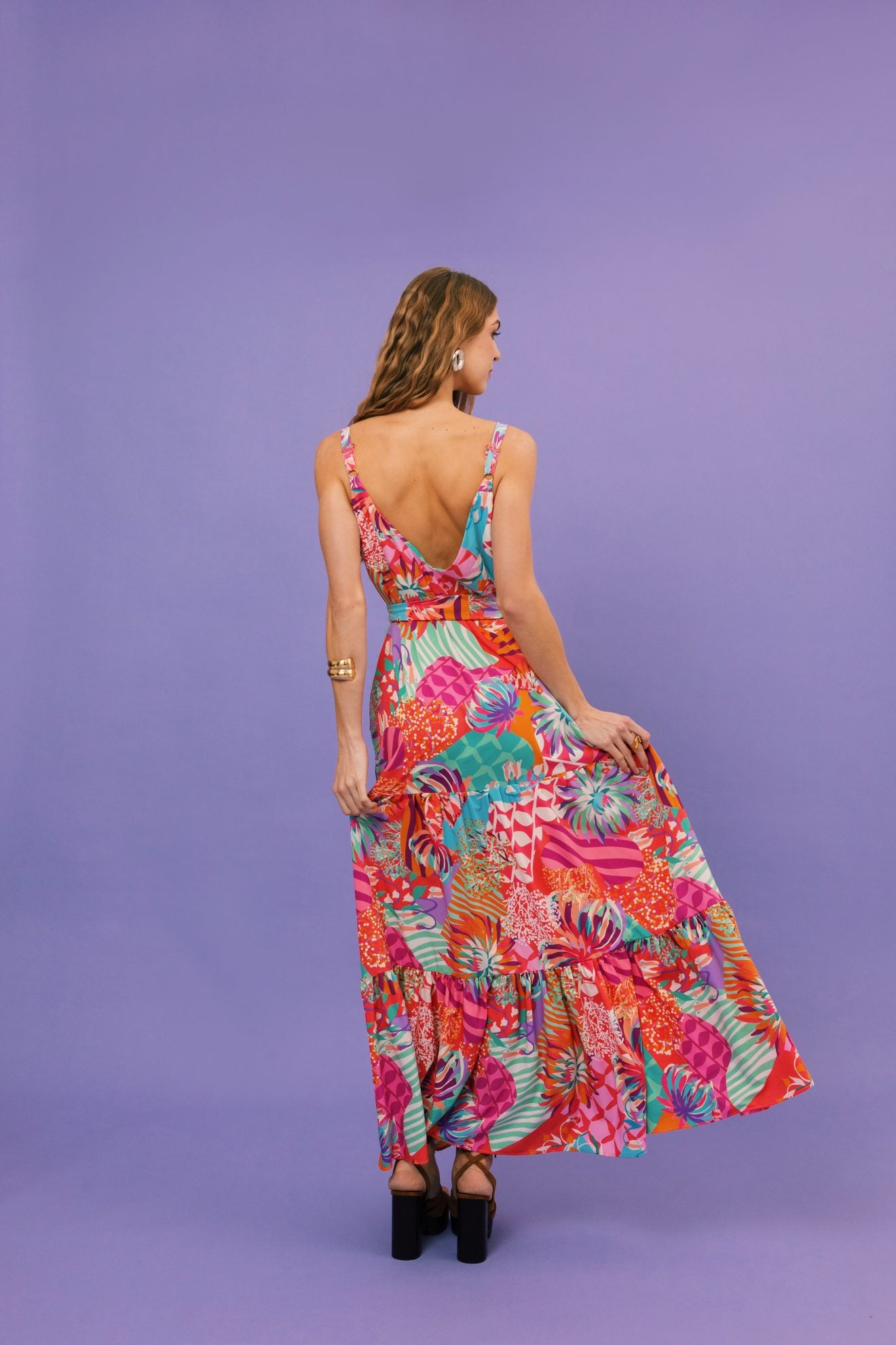 Lora Dress (Flamingo Pink)
