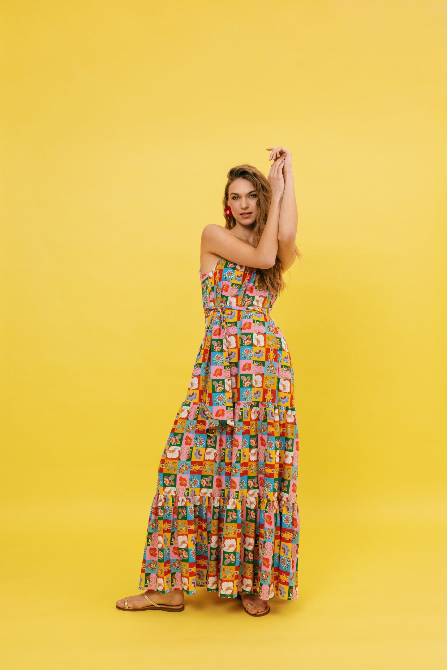 Lora Dress (Pop Blue)