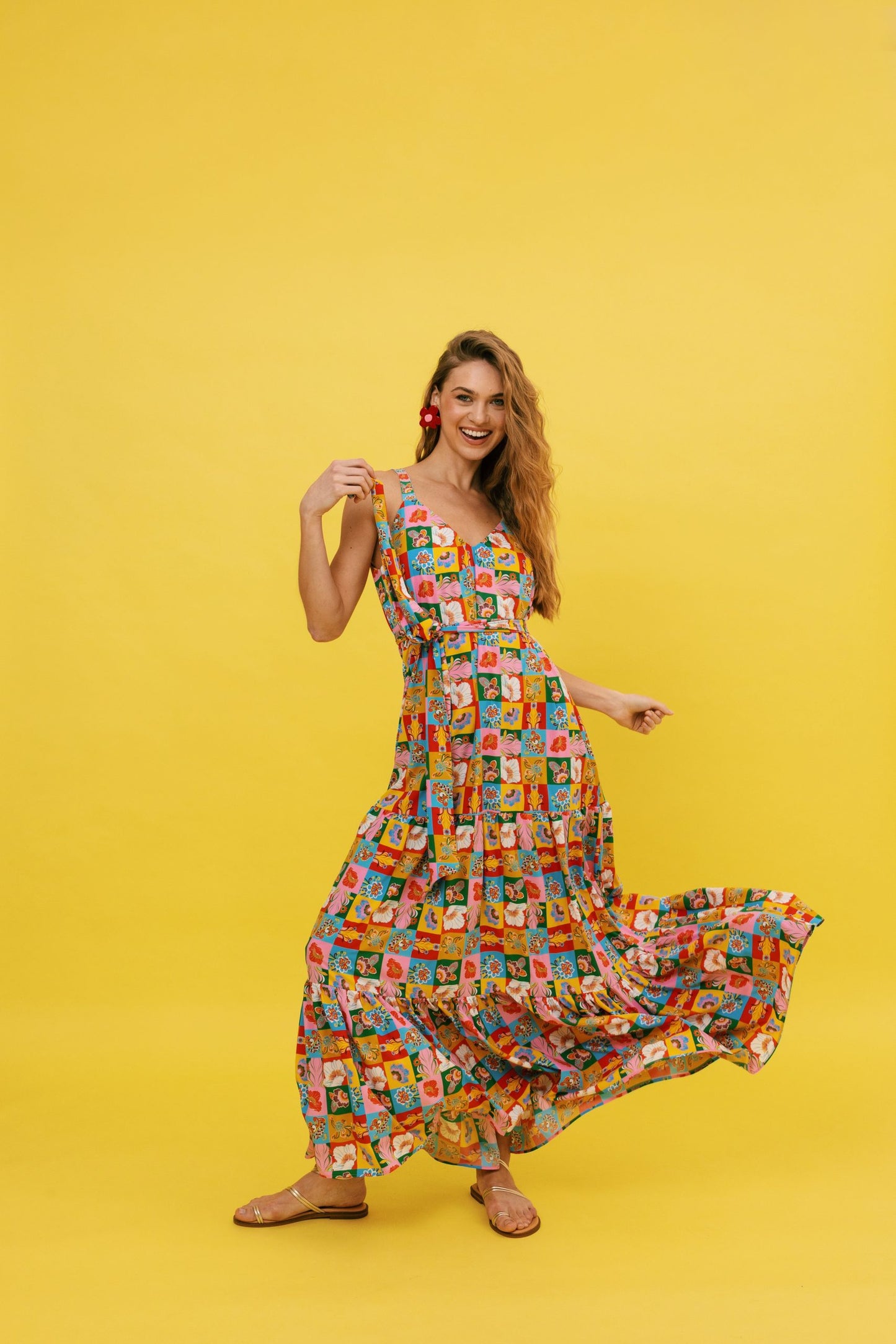Lora Dress (Pop Blue)
