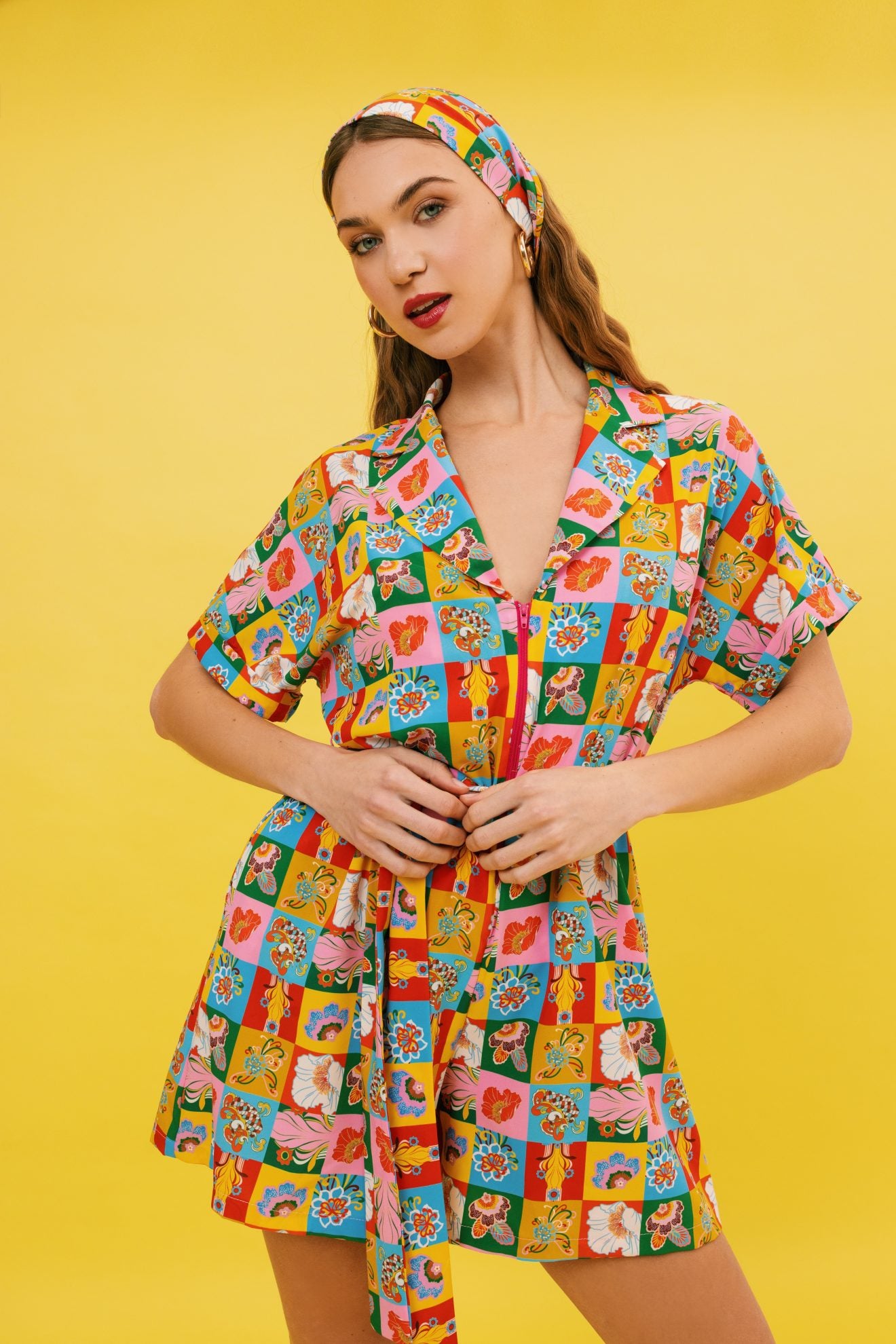 Candy Jumpsuit (Pop Blue)