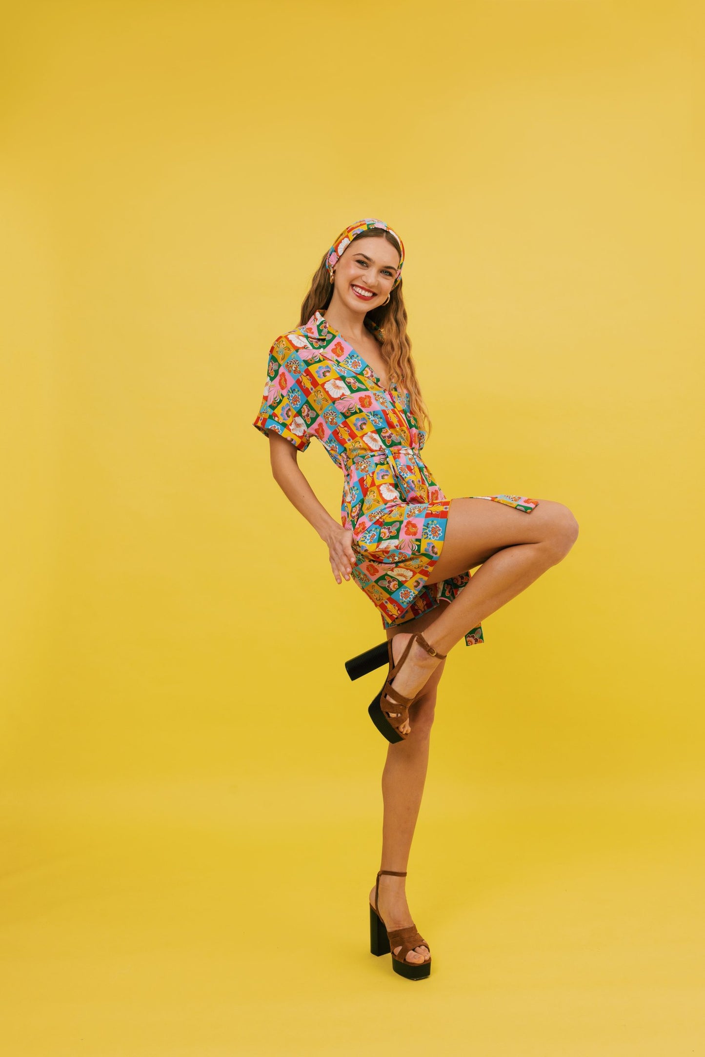 Candy Jumpsuit (Pop Blue)