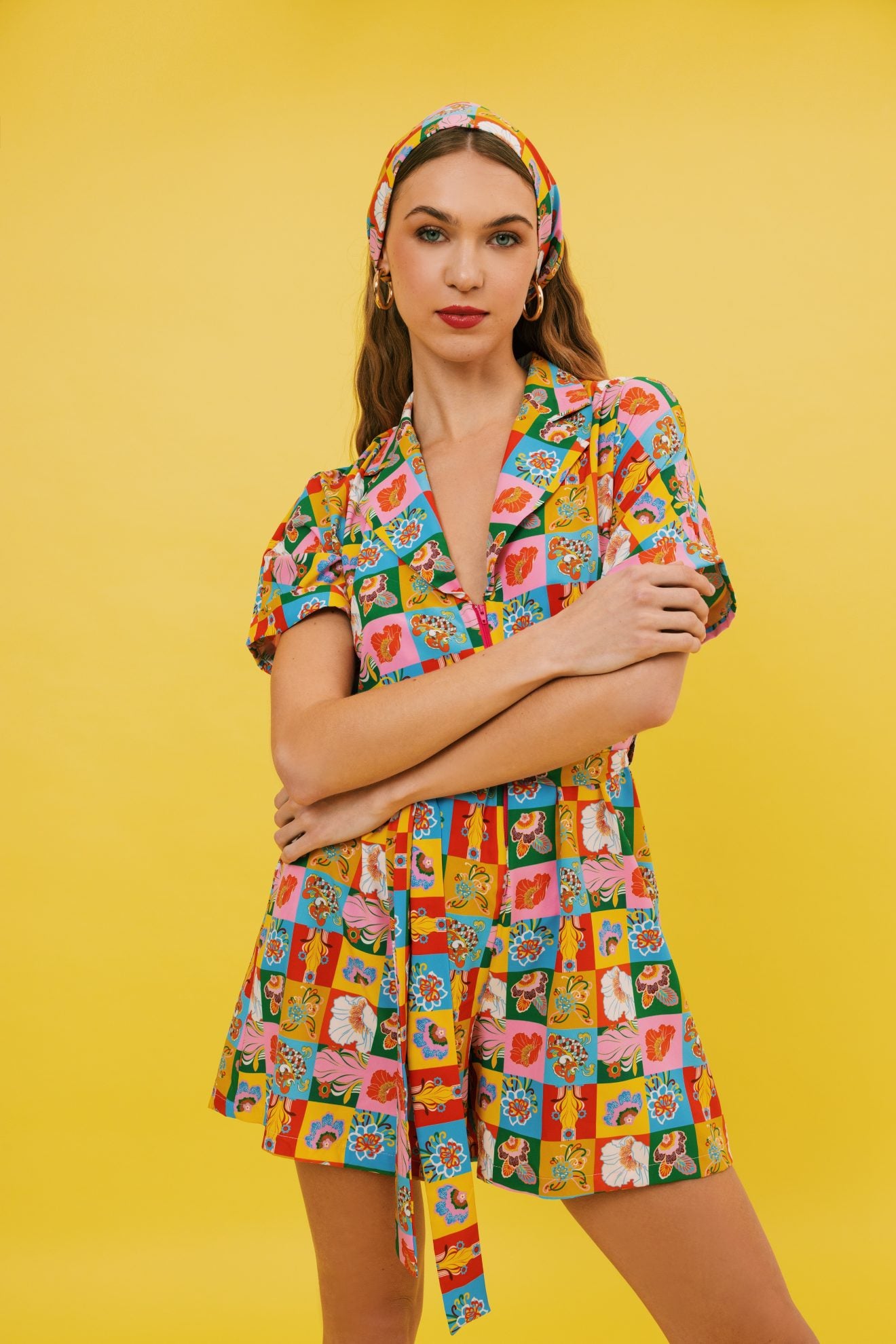 Candy Jumpsuit (Pop Blue)
