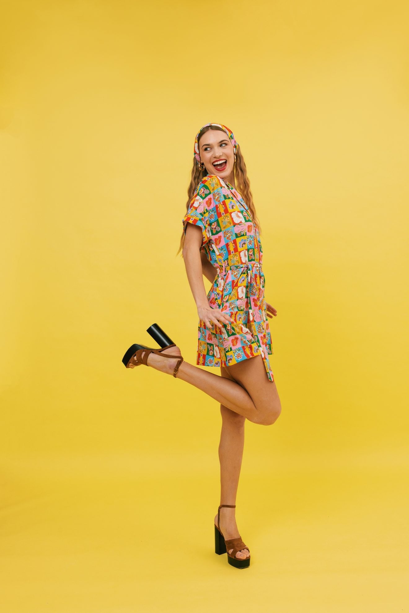 Candy Jumpsuit (Pop Blue)