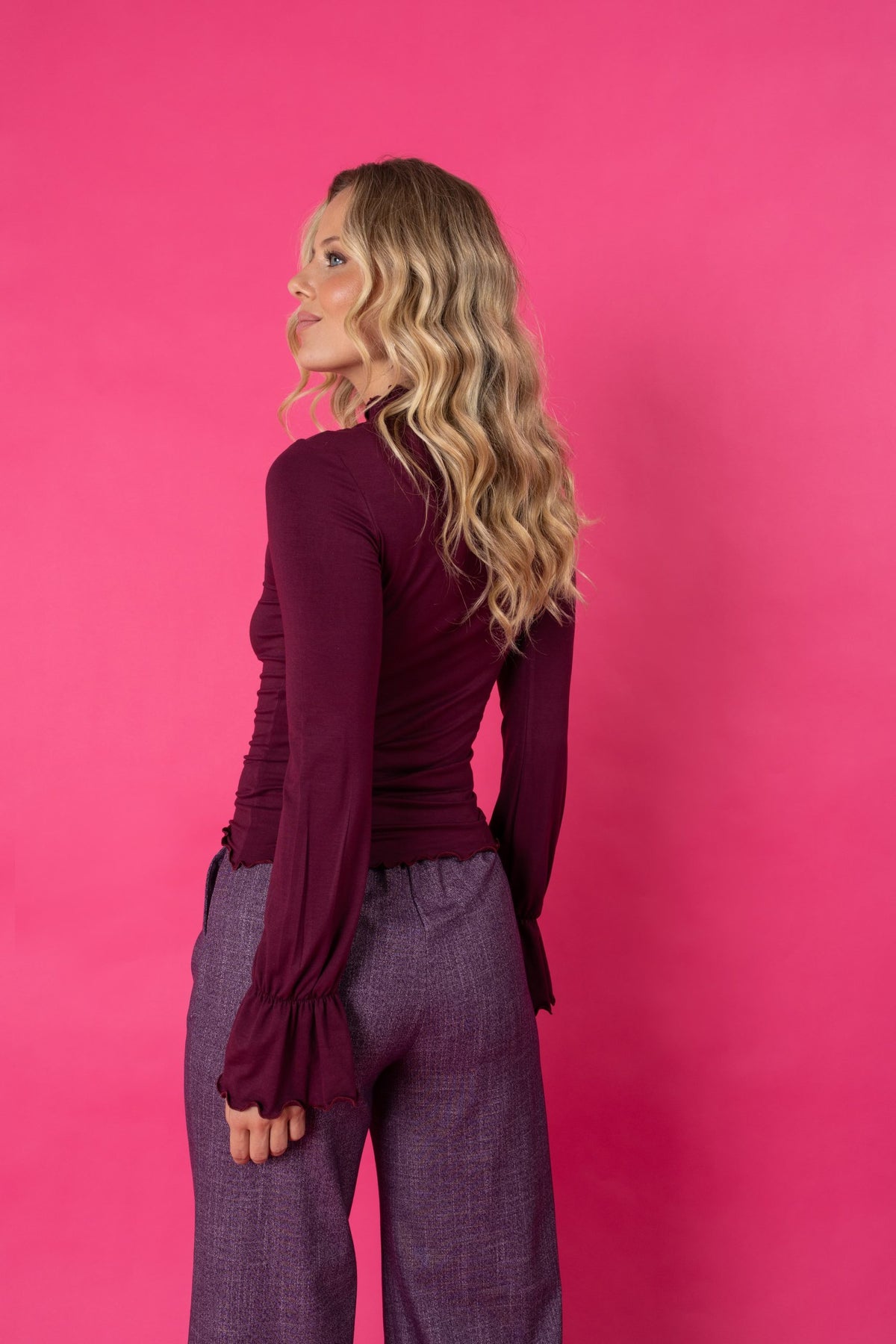 Mila Top Burgundy