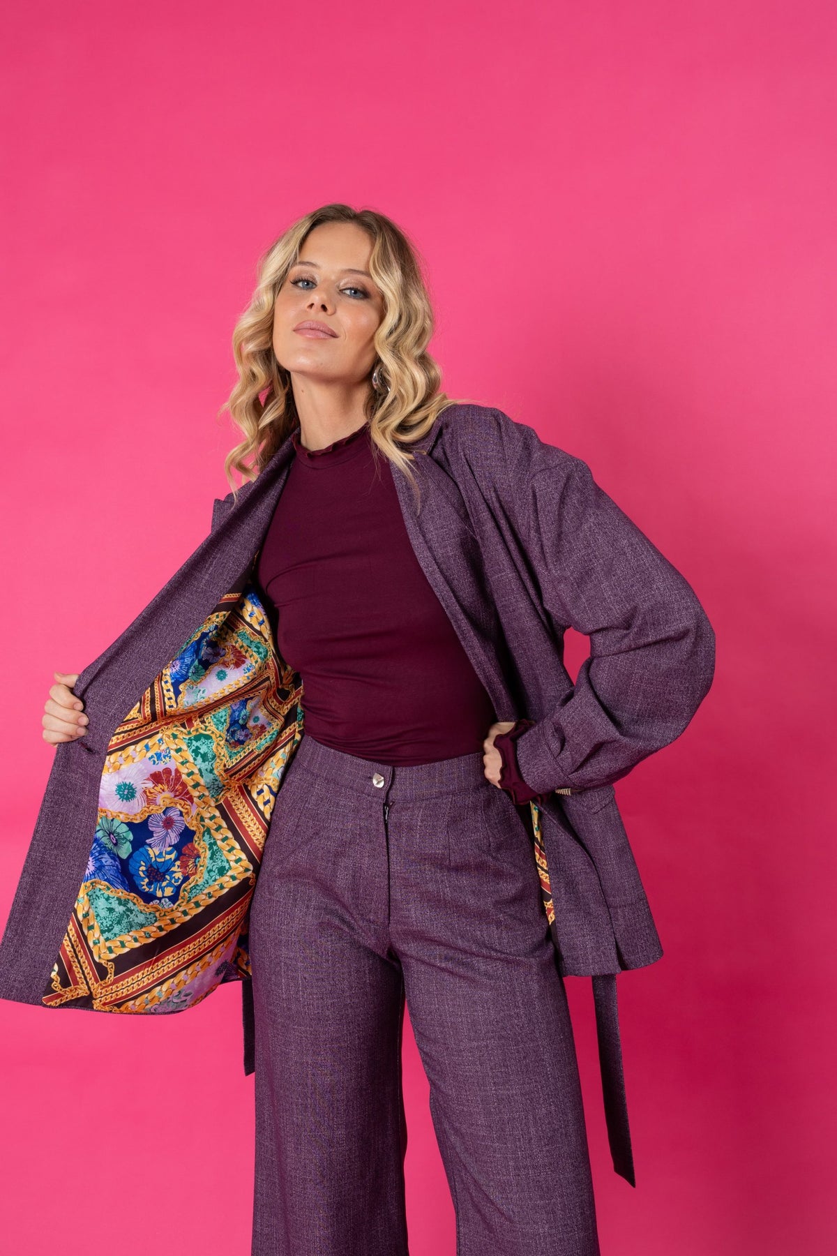 Mila Top Burgundy