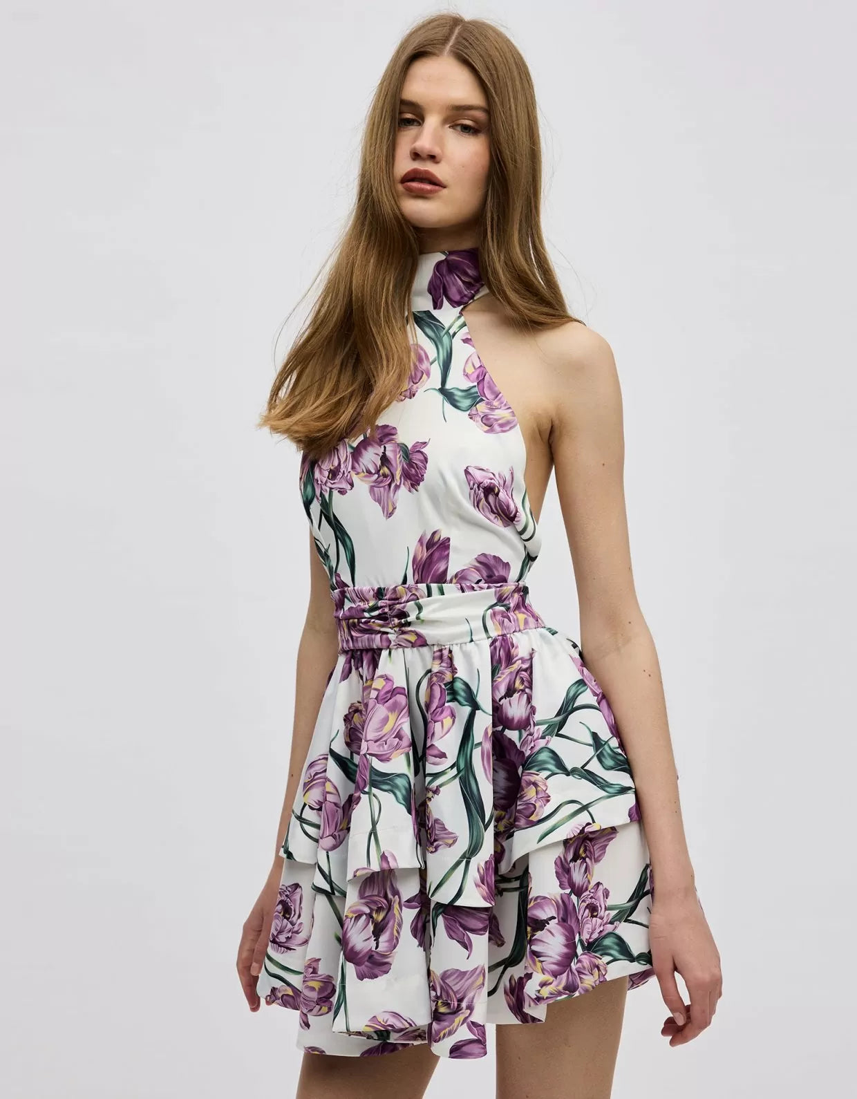 Tulipa Mini Halterneck Dress