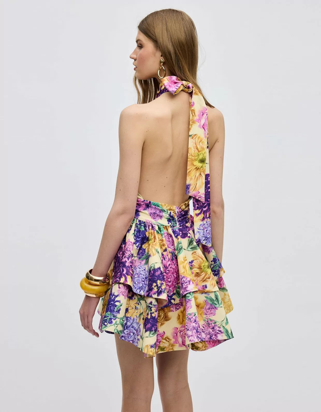 Camille Mini Halterneck Dress