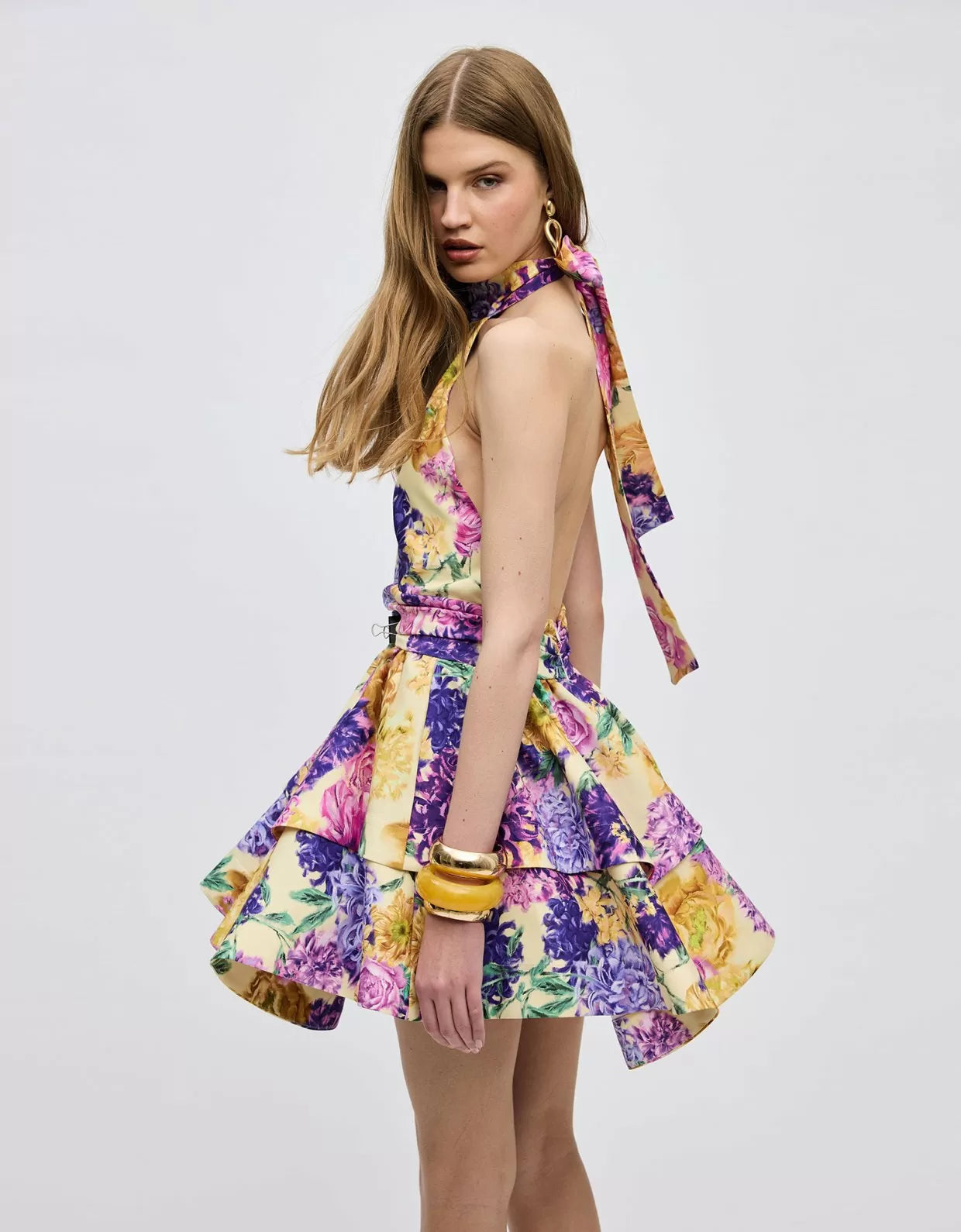 Camille Mini Halterneck Dress