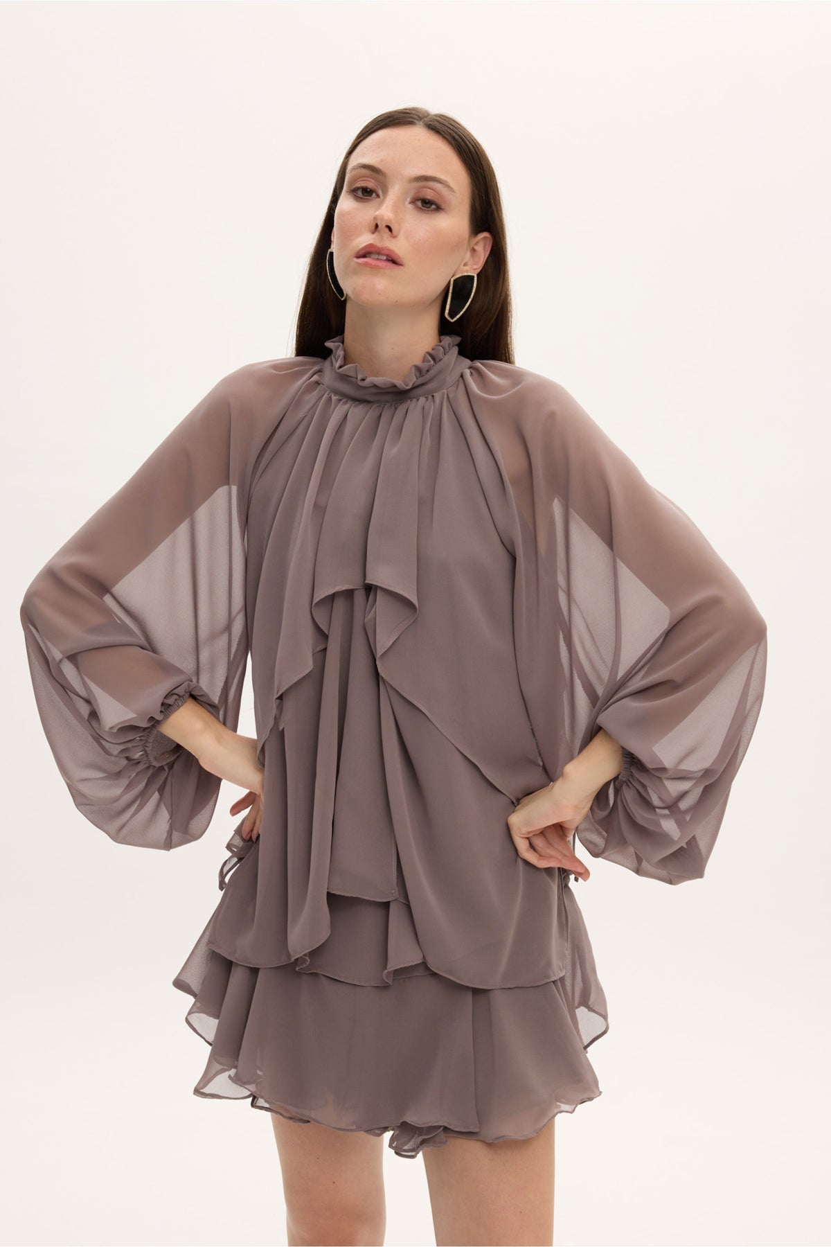 MELANIE PLAYSUIT GREY